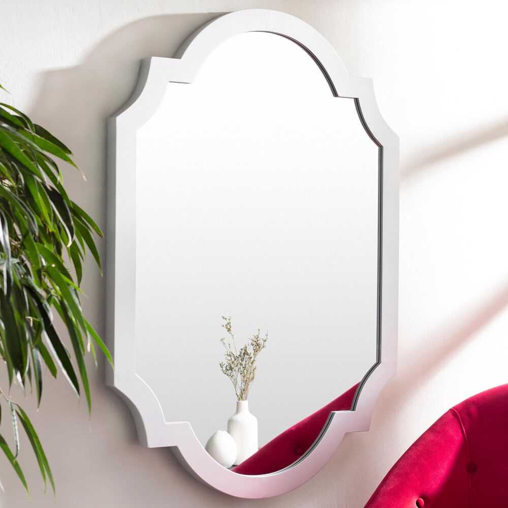 Surya Norway Wall Mirror in Silver, , large