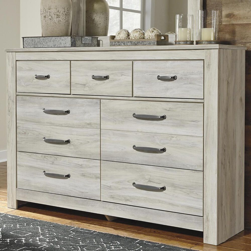 Ashley Bellaby 7 Drawer Dresser in Whitewash, , large
