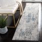 Safavieh Invista INV486 2" x 8" Grey and Blue Runner, , large