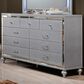 New Heritage Design Valentino 9 Drawer Dresser in Silver, , large