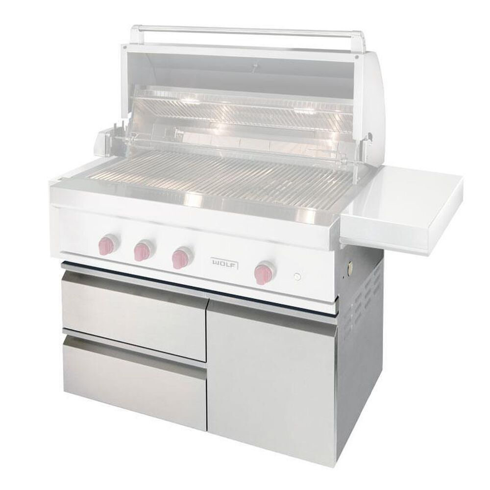 Wolf Grill Cart for 42&quot; Wolf Grill in Stainless Steel, , large