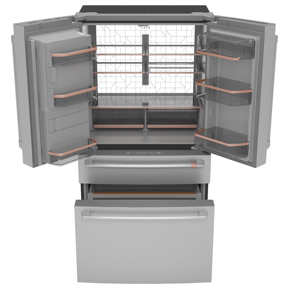 Cafe 22.3 Cu. Ft. 4-Door French Door Refrigerator in Stainless Steel, , large