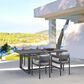 Blue River Menorca Outdoor Dining Chair in Dark Grey (Set of 2), , large