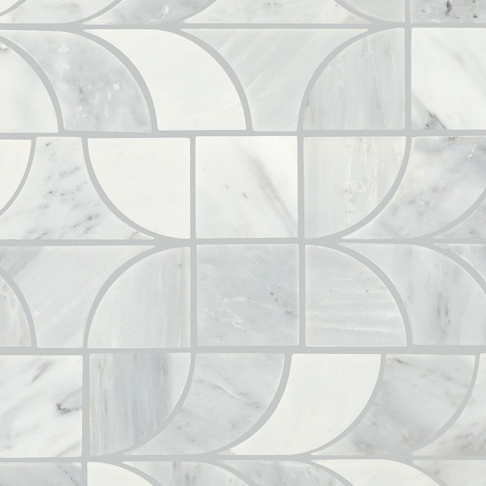Dal-Tile Gamma Mystic 14&#39;&#39; X 16&#39;&#39; PATCHWORK Natural Stone Mosaic Sheet, , large