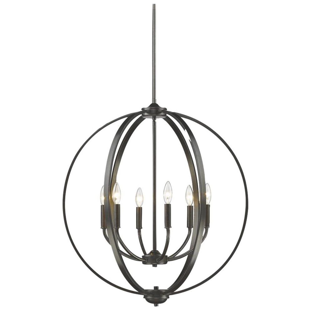 Golden Lighting Colson EB 6-Light Chandelier in Etruscan Bronze, , large