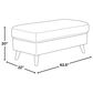 LumiSource Carly Bench Ottoman in Pewter, , large