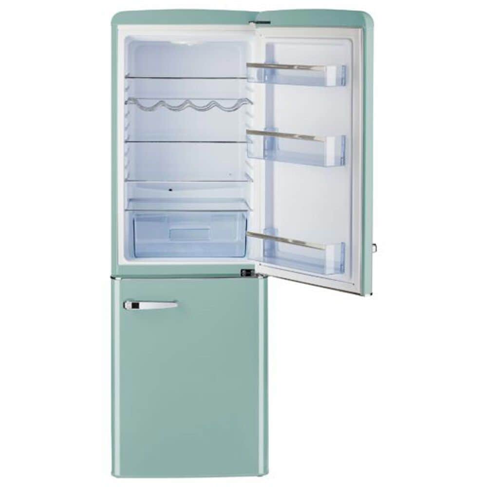 Unique Appliances Classic Retro 7 Cu. Ft. Bottom Freezer Refrigerator in Ocean Mist Turquoise, , large