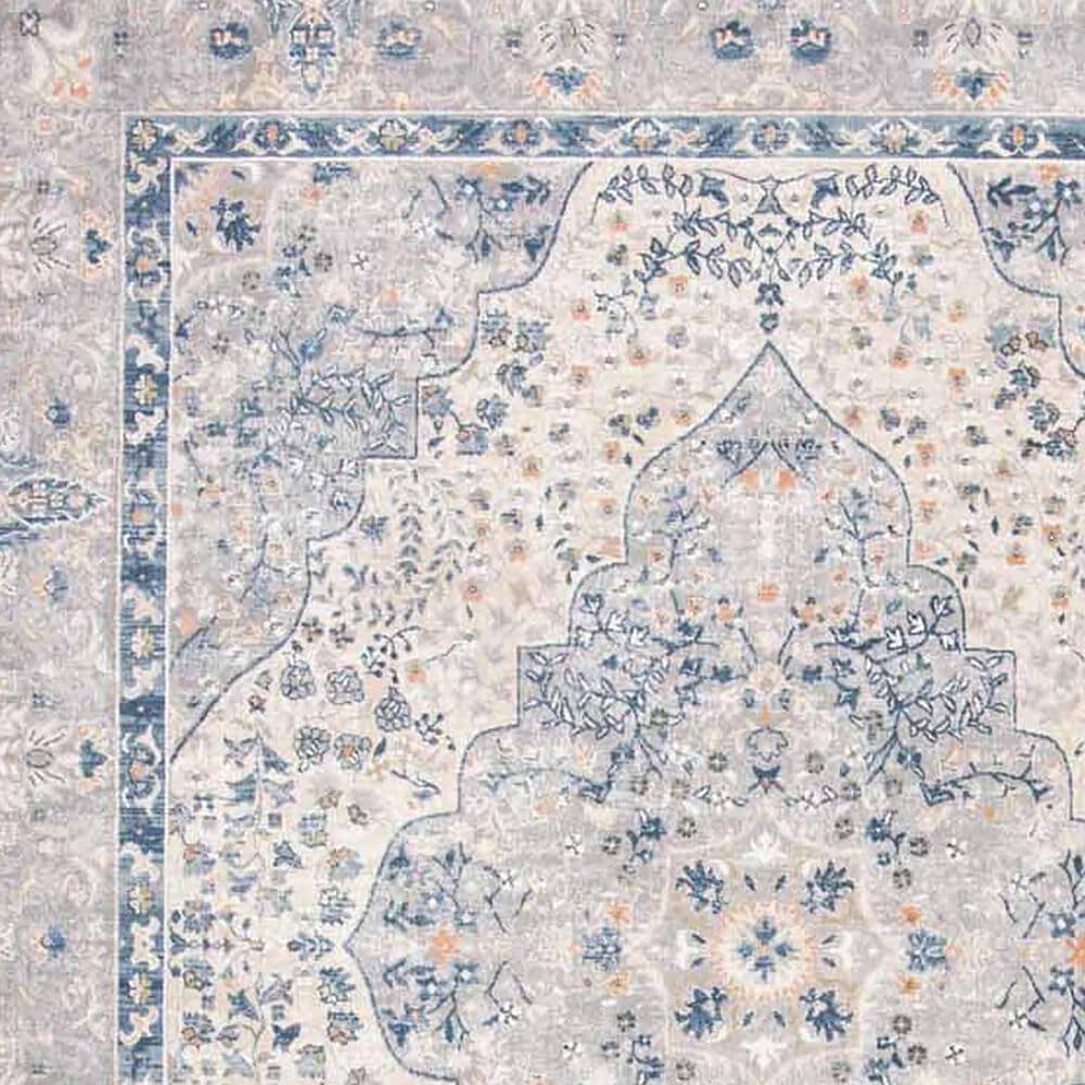 Safavieh Martha Stewart Cosmopolitan Waze Oriental 5&#39;3&quot; x 7&#39;6&quot; Cream and Blue Area Rug, , large