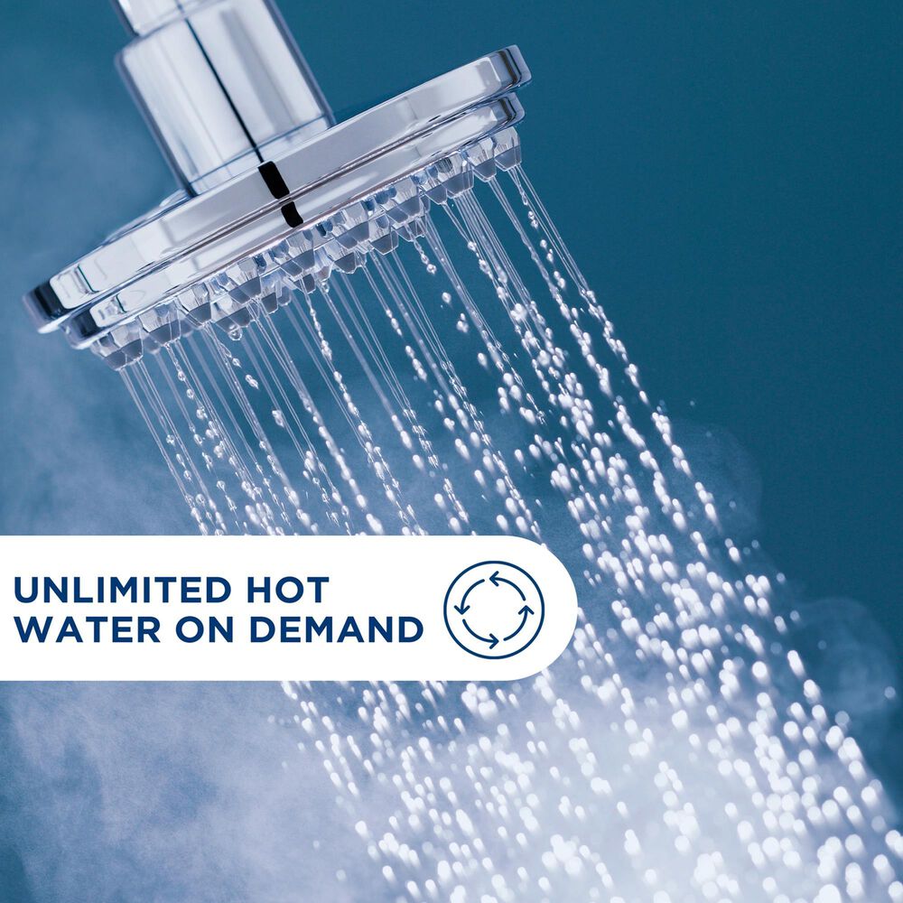 GE Appliances 18 kW Tankless Electric Water Heater in Diamond Gray, , large