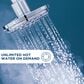 GE Appliances 18 kW Tankless Electric Water Heater in Diamond Gray, , large