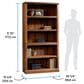 Sauder Miscellaneous Storage 5-Shelf Bookcase in Washington Cherry, , large