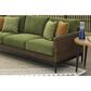 Ashley Horizon Hall Outdoor Sofa with Green Cushion in Brown, , large