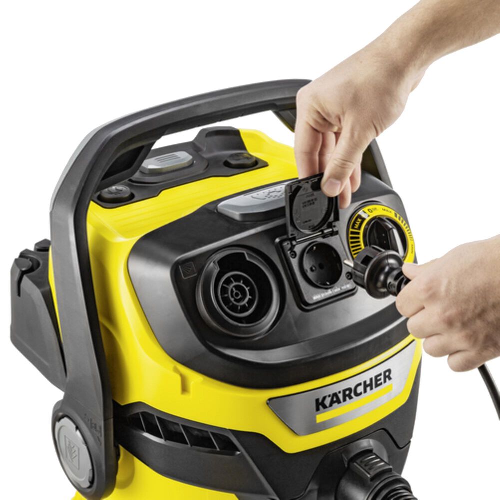 Karcher WD 5 P Wet and Dry Vacuum with 6.6 Gallon Tank in Yellow, , large