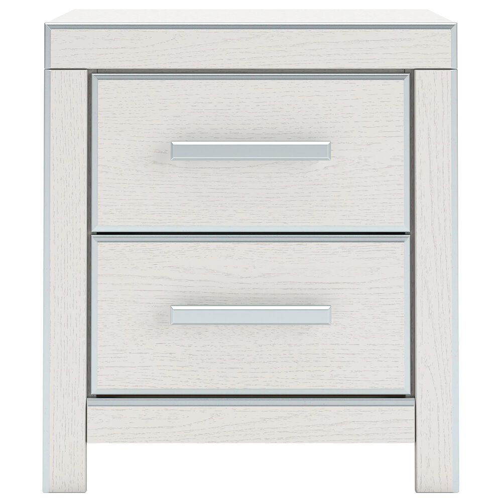 Ashley Zuraleus 4-Piece California King Upholstered Platform Bedroom Set in Matte White, , large