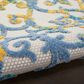 Nourison Aloha 2"3" x 10" Ivory and Blue Indoor/Outdoor Runner, , large