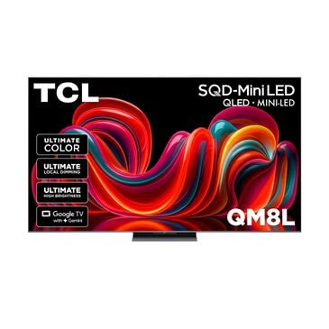 TCL 85" QM8L Series 4K UHD HDR SQD-Mini LED Smart TV with Google TV, , large