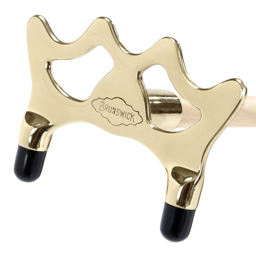 Brunswick Billiards Brass Screw-On Bridgehead, , large