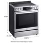 LG Studio 6.3 Cu. Ft. Slide-in Electric Range with ProBake Convection in Stainless Steel, , large