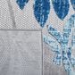 Safavieh Cabana CBN814F 6" x 9" Grey and Blue Indoor/Outdoor Area Performance Rug, , large