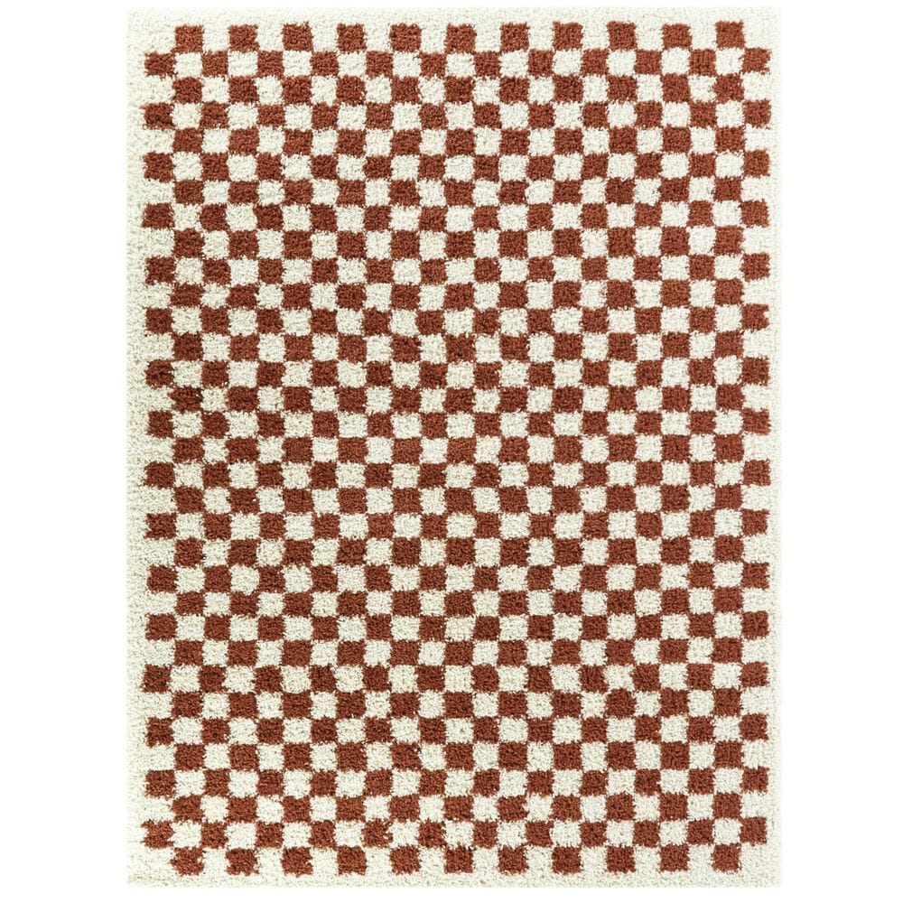 37B Stella Covey Orange 7"10" x 10" Area Rug, , large