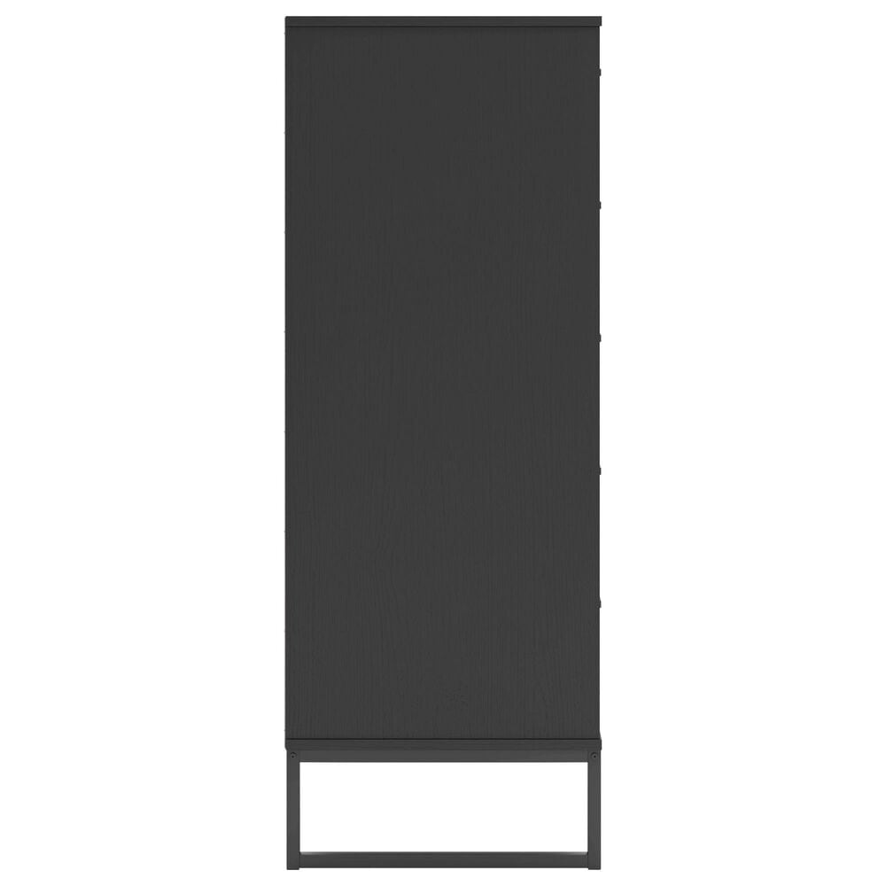 Ashley Socalle 5-Drawer Chest in Matte Black, , large