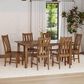 A AMERICA Silverdale 7-Piece Rectangular Dining Set in Brown, , large