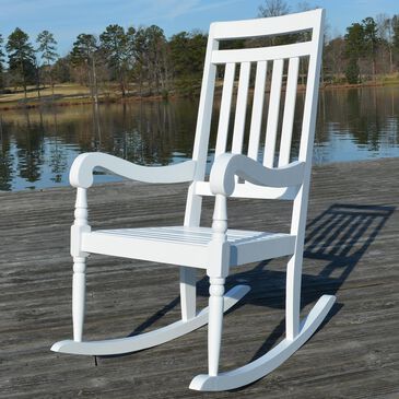 Carolina Belmont Slat Rocker in White, , large