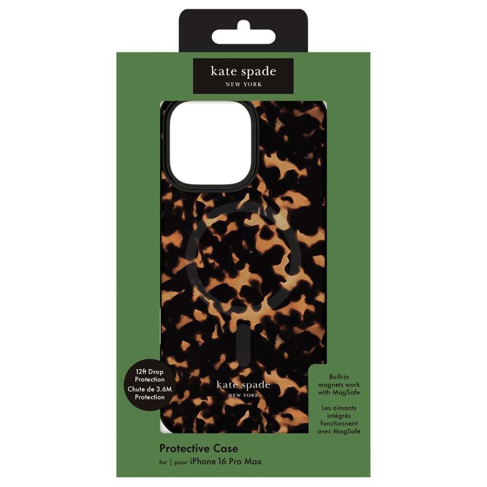 Kate Spade Protective Magsafe Case for Apple iPhone 16 Pro Max in Tortoise, , large