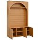 HOMLUX 4-Hook Hall Tree with Entryway Storage Bench in Natural, , large