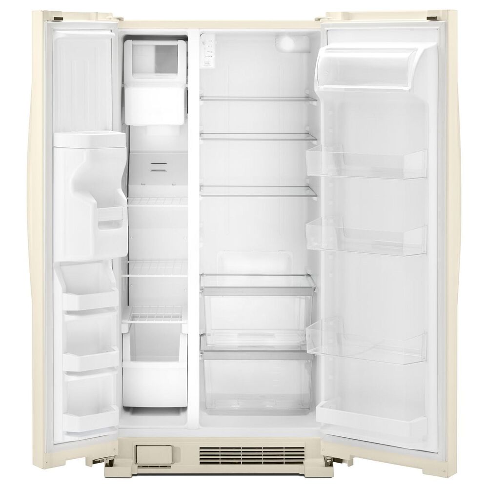 Whirlpool 21 Cu. Ft. Side-by-Side Refrigerator in Biscuit, , large