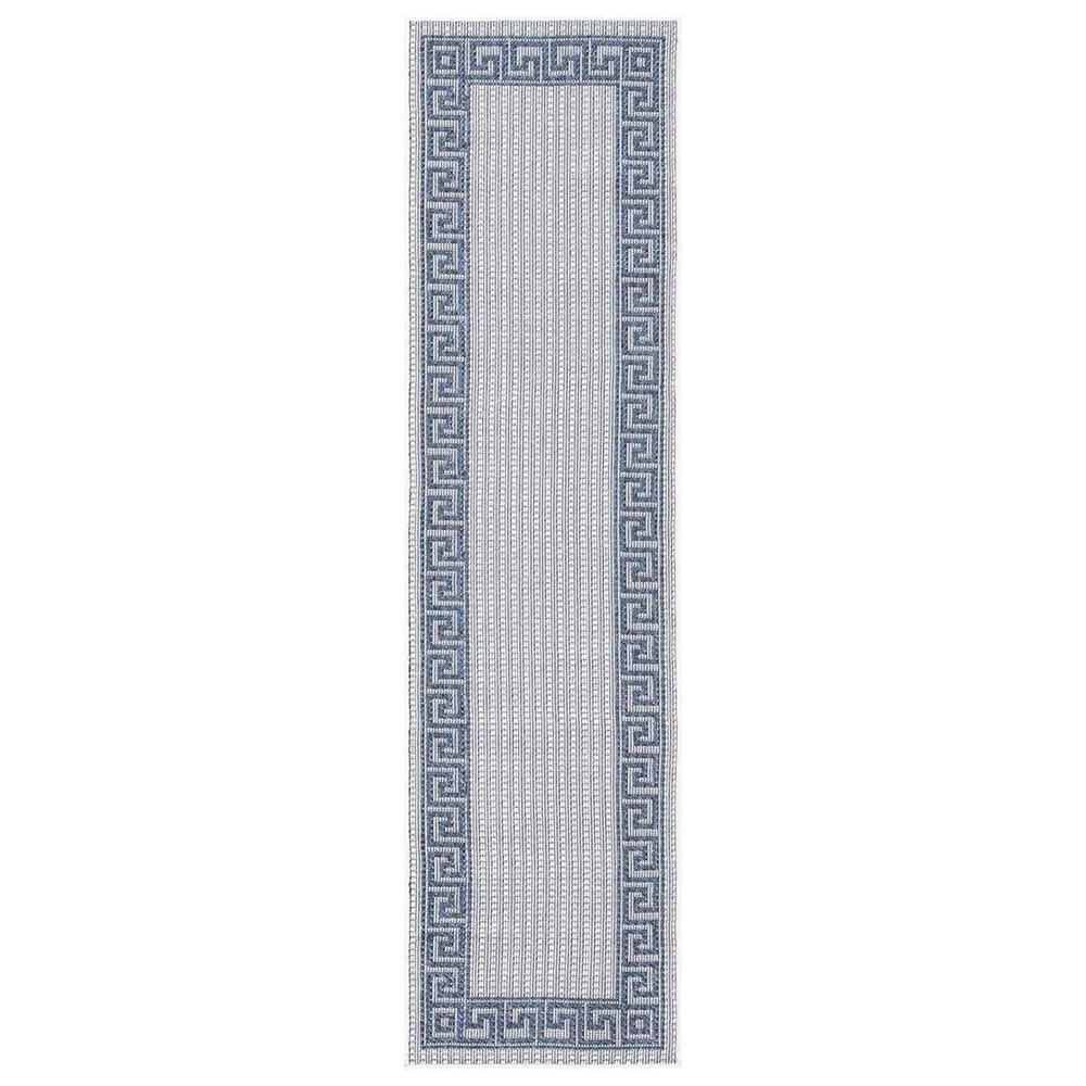 Safavieh Martha Stewart Cyprus MSRO331G 2" x 7" Silver and Grey Runner, , large