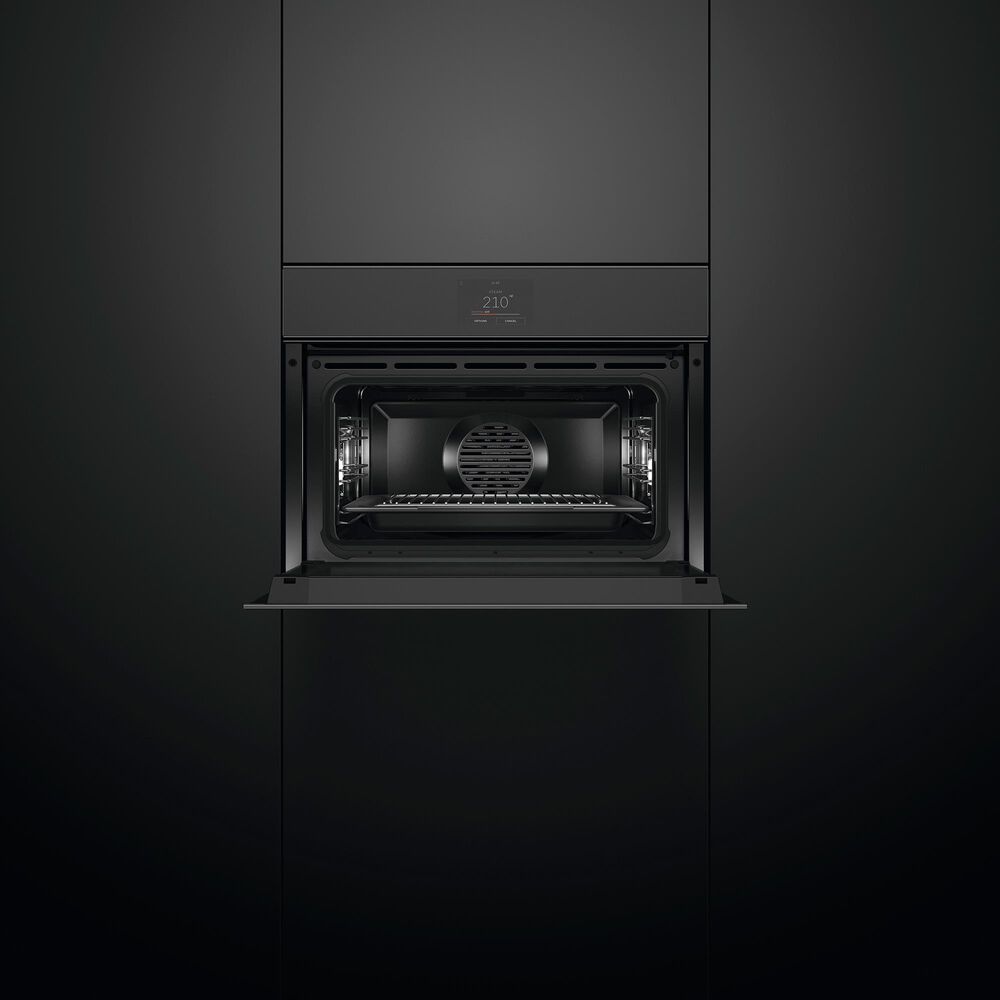 Fisher &amp; Paykel Minimal 24&quot; 3 Cu. Ft. Combination Electric Steam Oven with 23 Functions in Black, , large