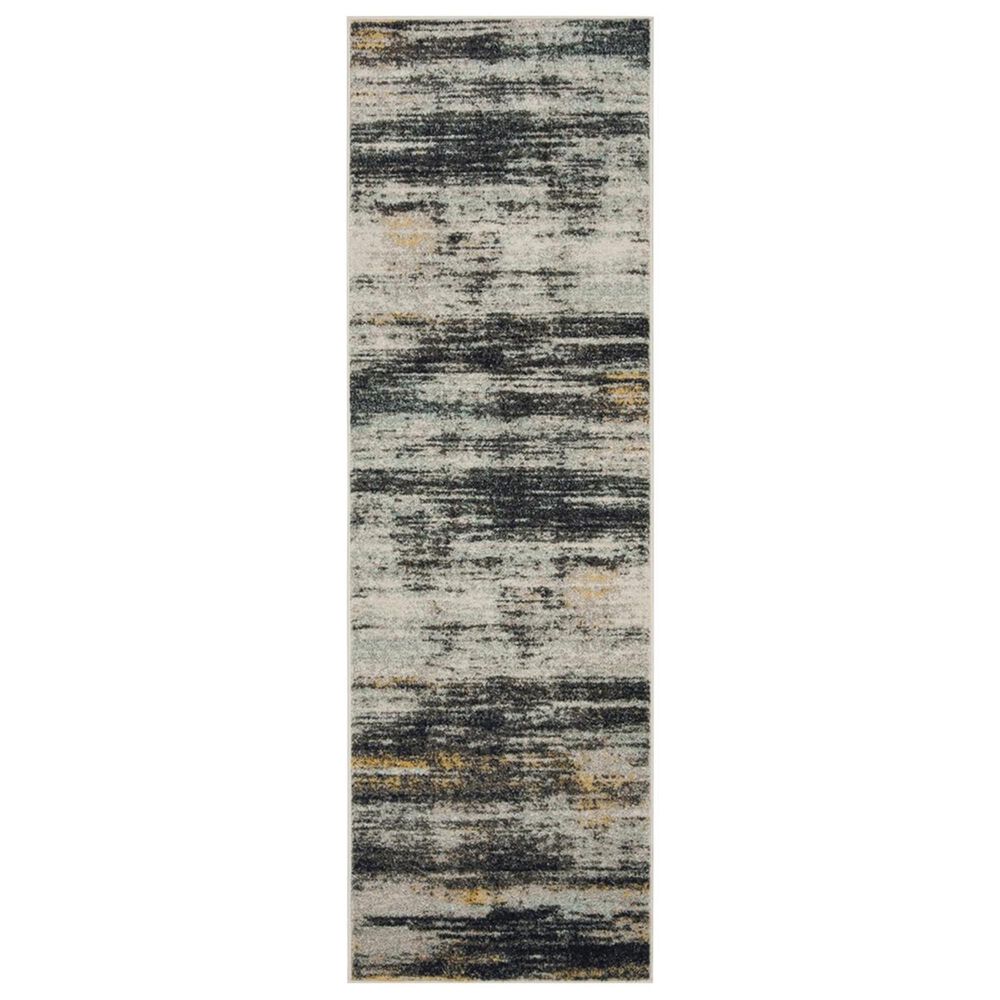 Safavieh Adirondack ADR201F 2"6" x 8" Light Grey and Black Runner, , large