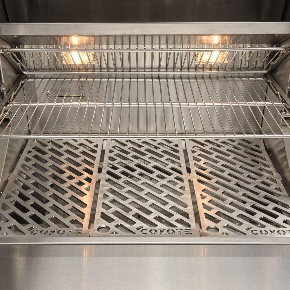 Coyote Outdoor 36&quot; Gen3 Freestanding Pellet Grill with Cart in Stainless Steel, , large