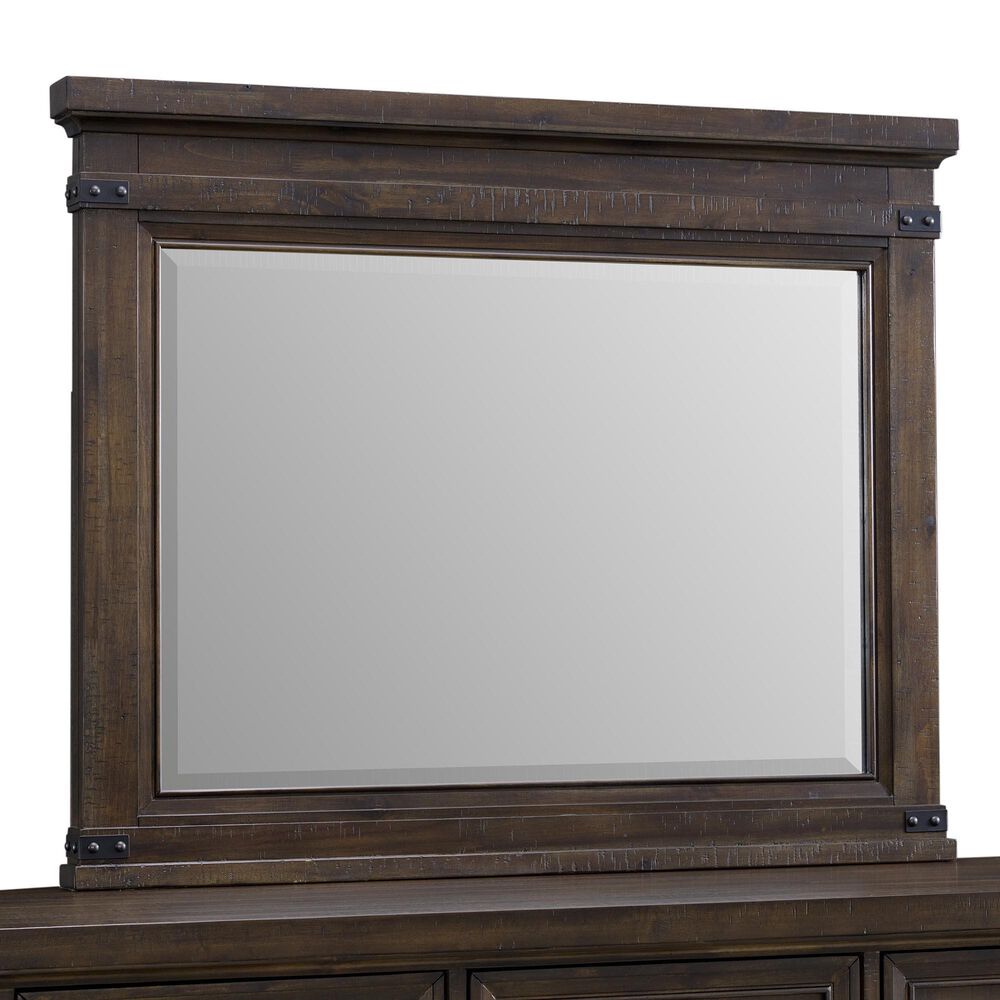 Mayberry Hill Colorado City 9 Dresser and Mirror Set in Charcoal, , large