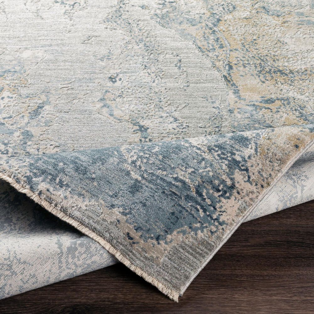 Surya Brunswick Dusty Sage, Taupe, Light Gray, White, Pale Blue, Olive, Teal, Light Sage and Navy 5&#39; x 7&#39;5&quot; Area Rug, , large