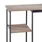 Signature Design by Ashley Soho Home Office Desk and Shelf in Brown and Black, , large