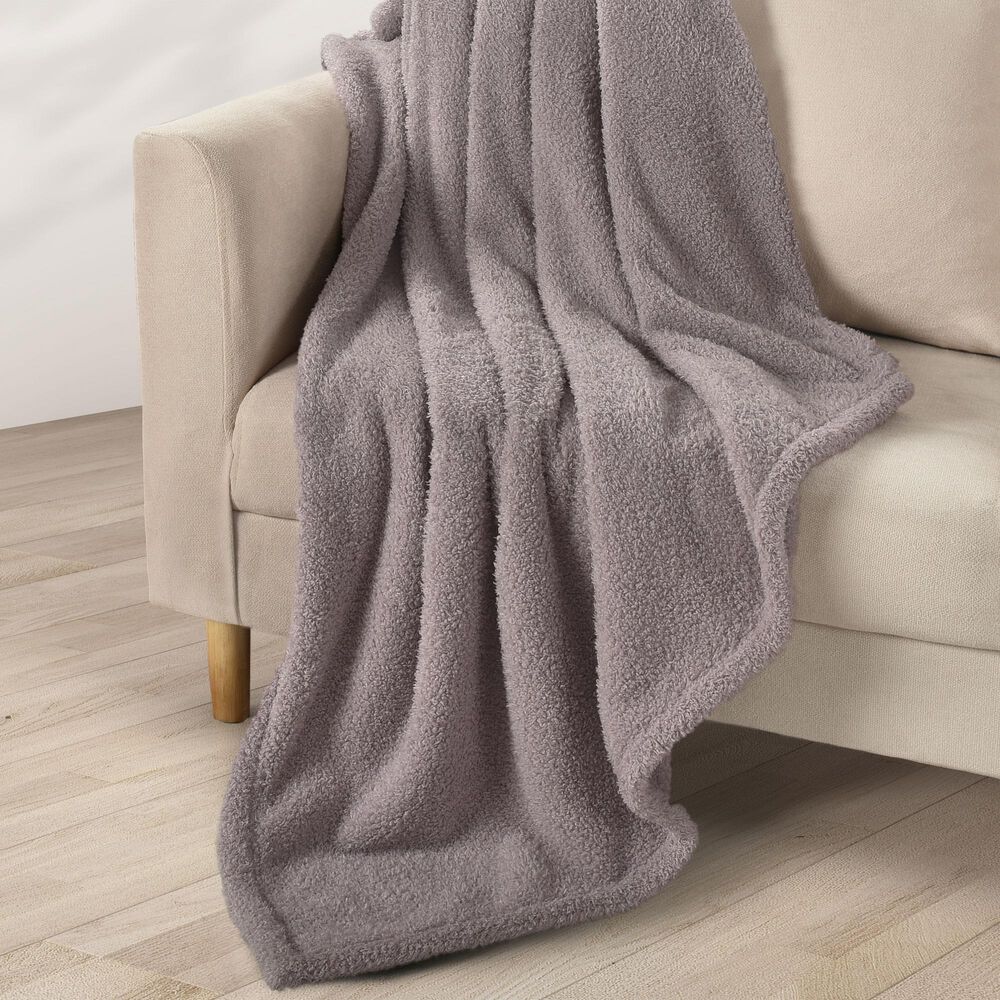 J. Queen New York Cozy 50&quot; x 70&quot; Throw in Lavender, , large