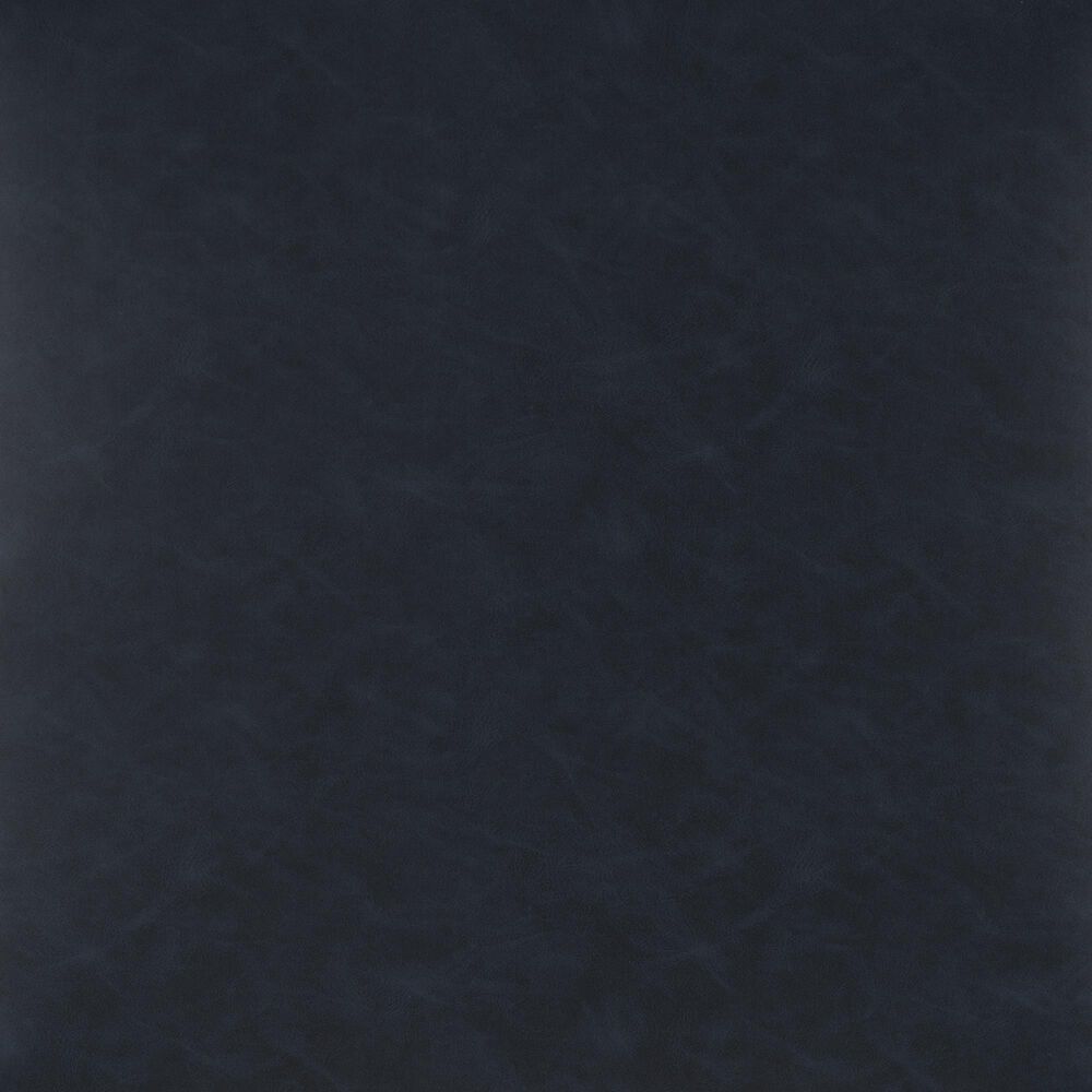 Linon Home Decor Wallis Accent Chair with Ottoman in Navy, , large