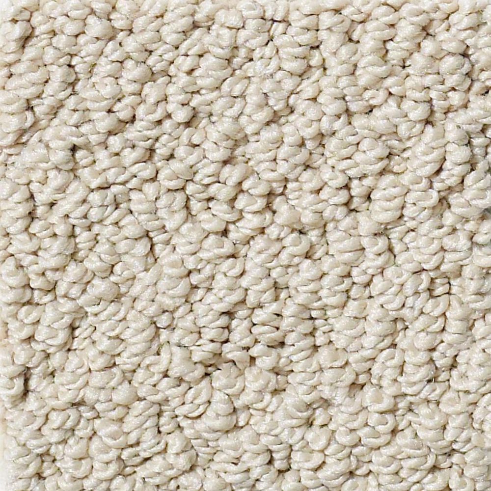 Shaw Detailed Statement Loop Carpet in French Linen, , large