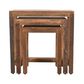 Jofran Reclamation Nesting Table in Brown ( Set of 3), , large
