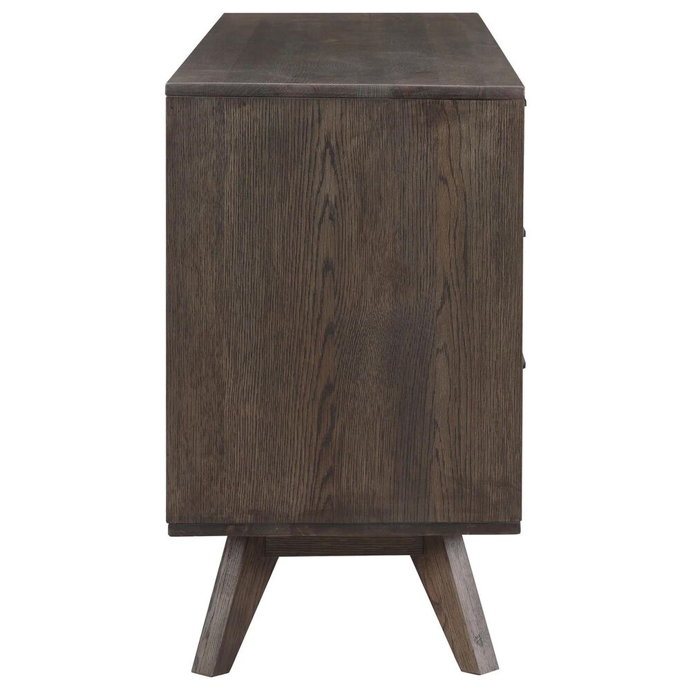 Blue River Astoria 6-Drawer Dresser in Dark Brown, , large