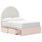 Ashley Wistenpine Full Upholstered Panel Bed with 2 Storage Units, , large