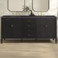 James Martin Vanities Myrrin 72" Double Vanity in Carbon Oak with 3 cm Charcoal Soapstone Quartz Top, , large
