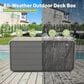 Hearth and Haven 160-Gallon Outdoor Storage Box with 3-Reinforced Crossbar Design in Gray, , large