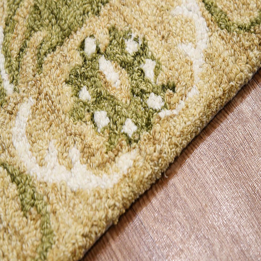 Amer Rugs Romania 2&#39; x 3&#39; Olive Green Area Rug, , large