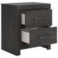 Ashley Hollivern 2-Drawer Nightstand in Dark Gray, , large