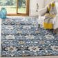 Safavieh Amsterdam AMS113M-3 3" x 5" Blue/Creme Area Rug, , large