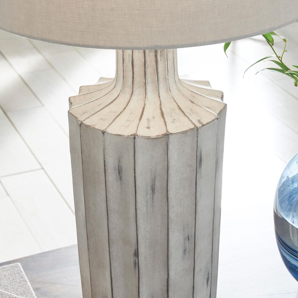 Ashley Imre Poly Table Lamp in Distressed Brown, , large