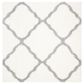 Safavieh Parma Shag PMA521A 6"7" Square Cream and Grey Area Rug, , large